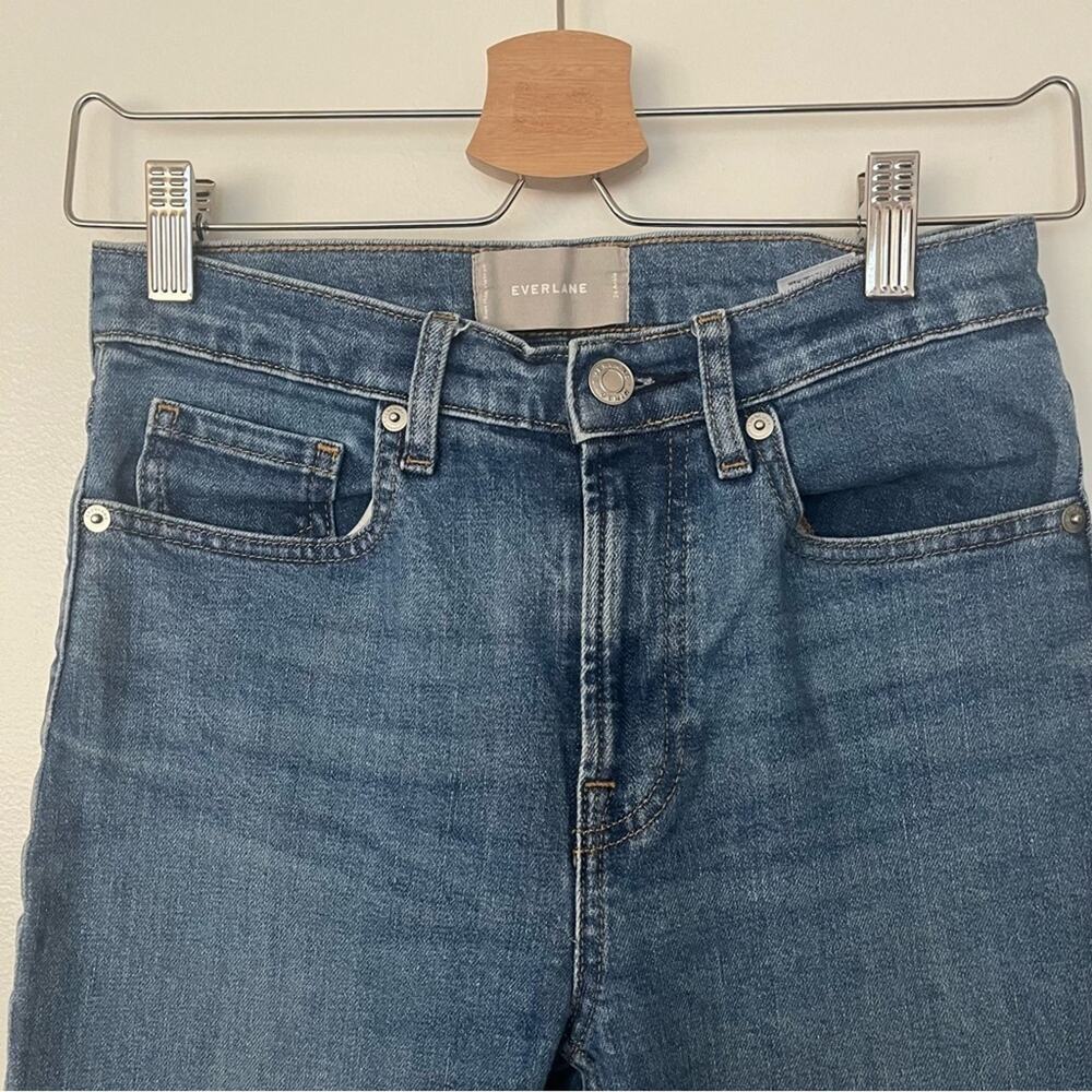 Everlane High Rise women's blue Jeans size 26 Ankle - Picture 2 of 6